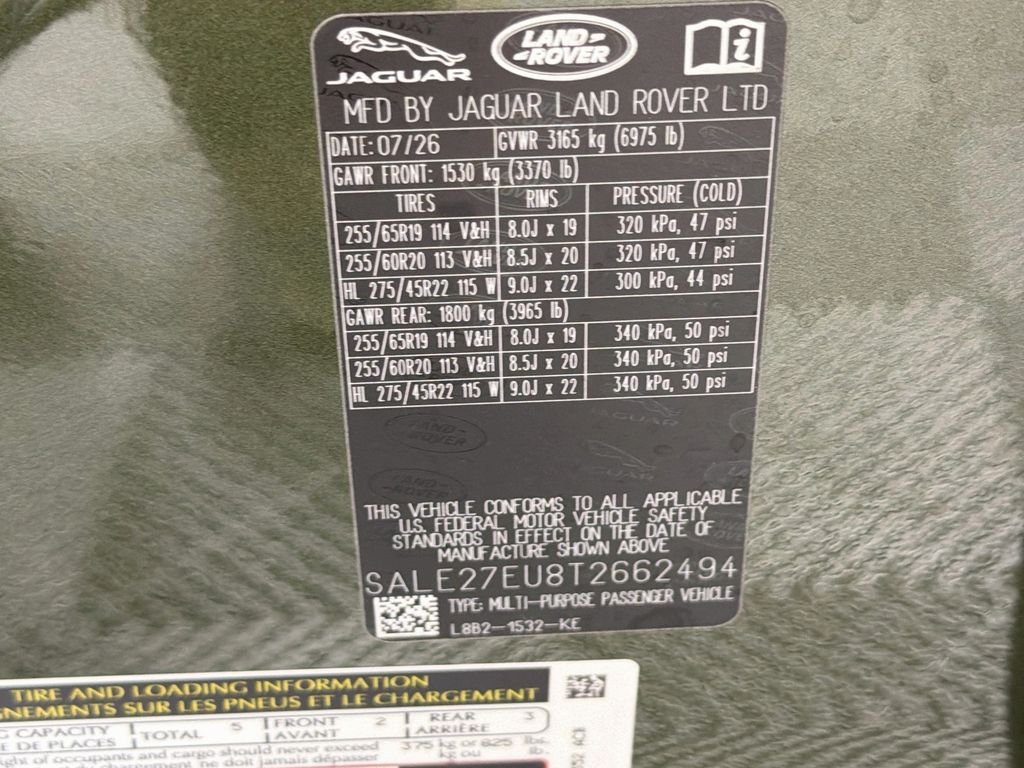 New 2026 Woolstone Green Land Rover X-Dynamic SE image 34