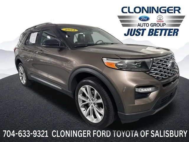 Used 2021 Gray Ford Platinum image 1