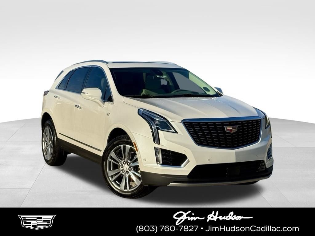 Crystal White Tricoat 2025 Cadillac XT5 Premium Luxury AWD SUV / Crossover Four-Wheel Drive