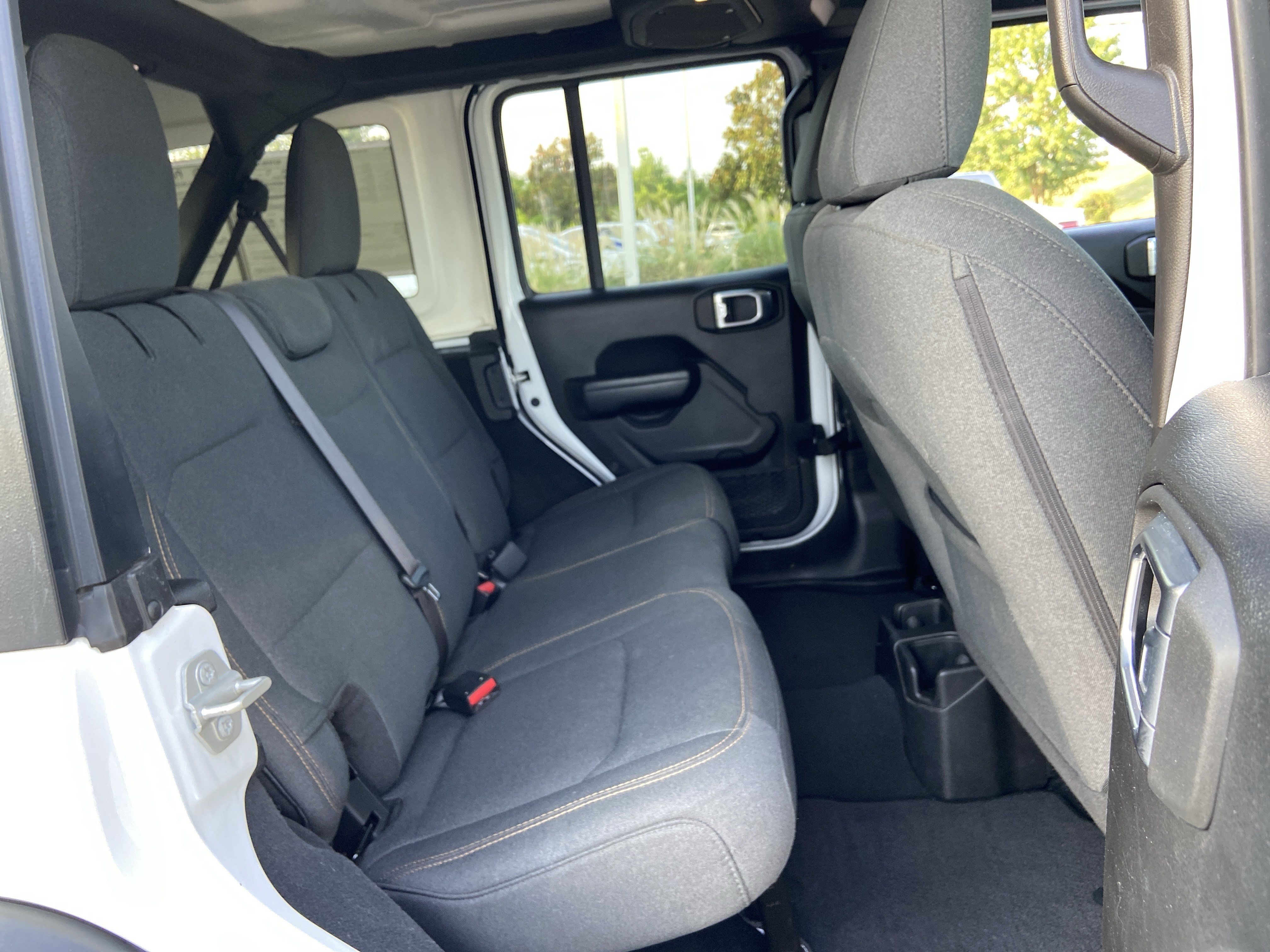 Used 2024 Bright White Clearcoat Jeep Sport S image 14