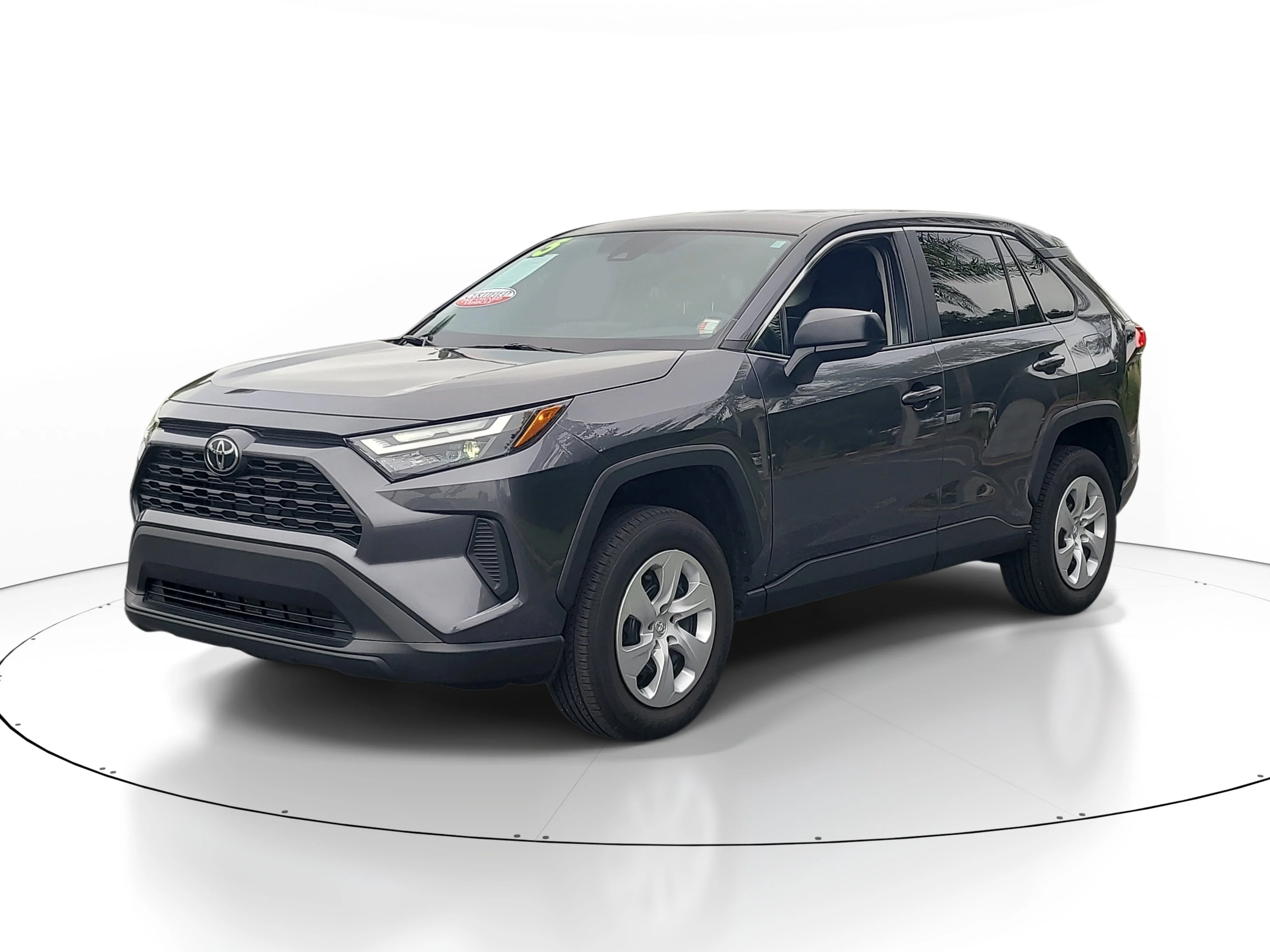 Used 2025 Magnetic Gray Metallic Toyota LE image 3