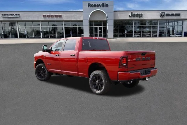 New 2027 Molten Red Pearl-Coat Exterior Paint RAM Big Horn image 5