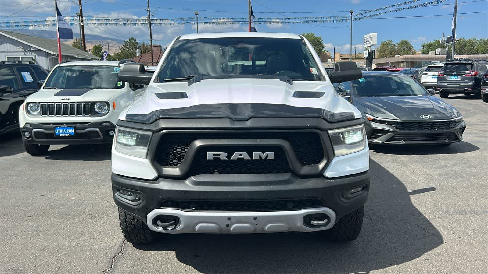 Used 2019 Bright White Ram Rebel image 2