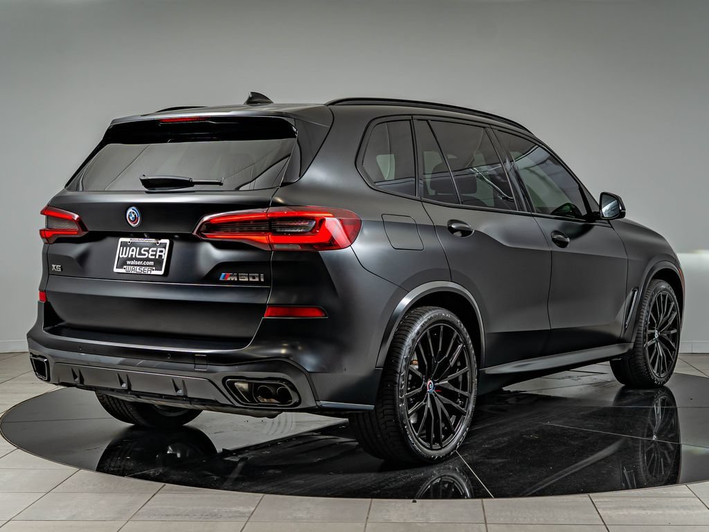 Used 2023 Frozen Black Metallic BMW M50i image 5