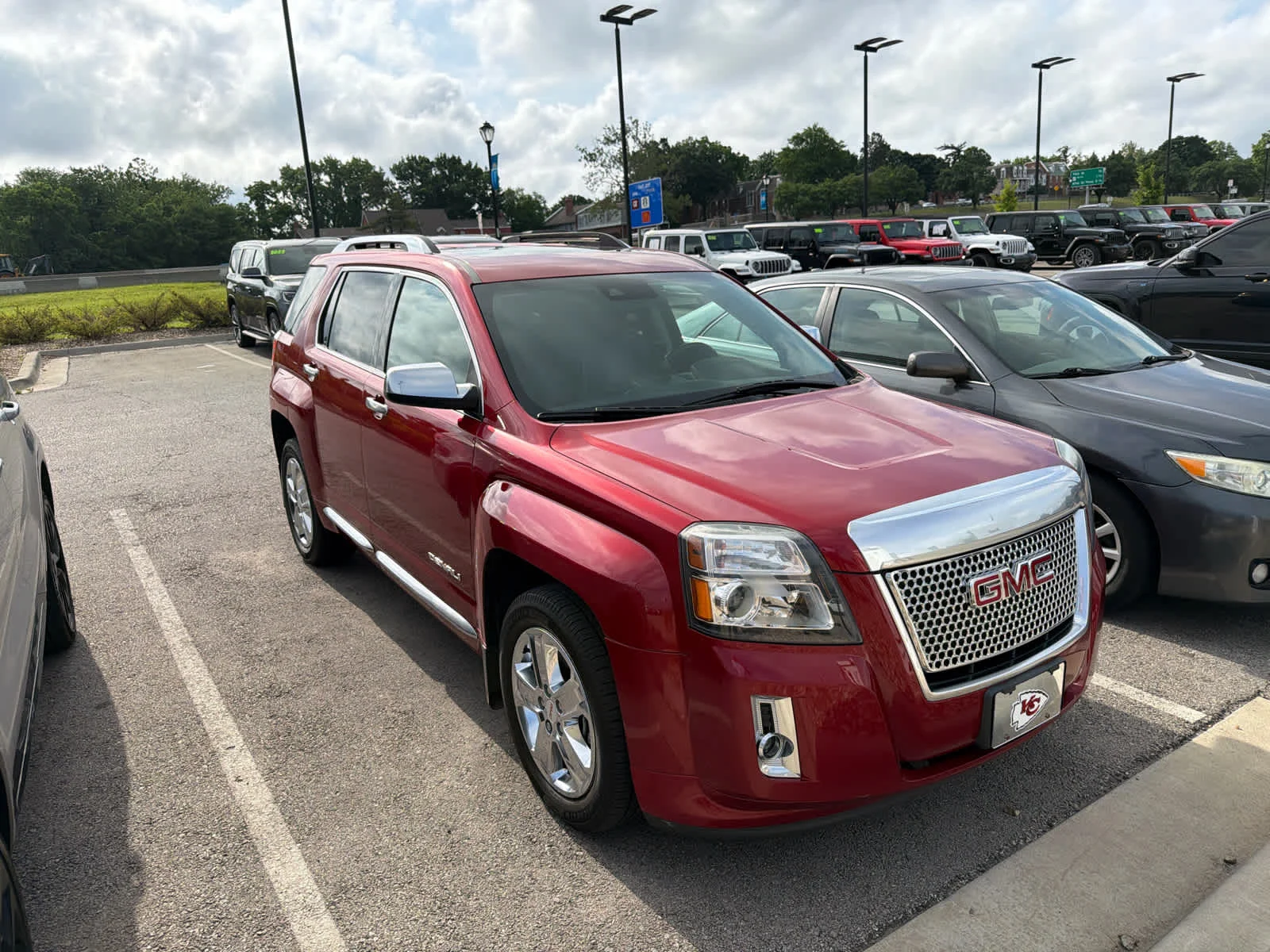 Used 2015 Crystal Red Tintcoat GMC Denali image 3