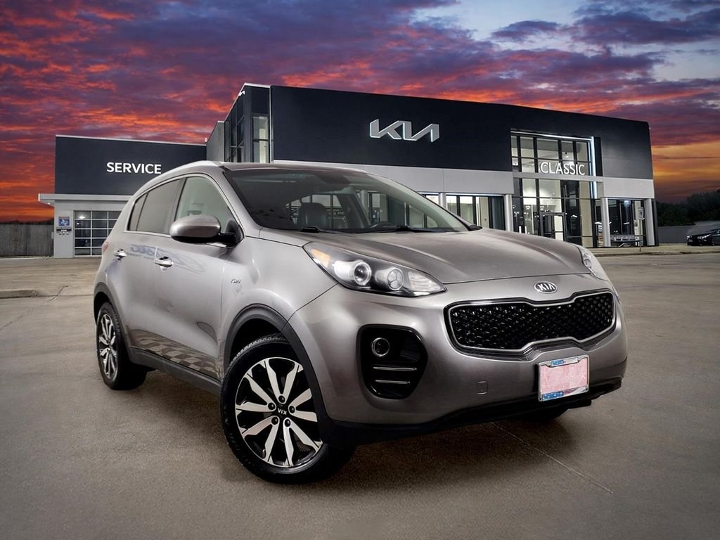 Used 2017 Silver Kia EX image 1