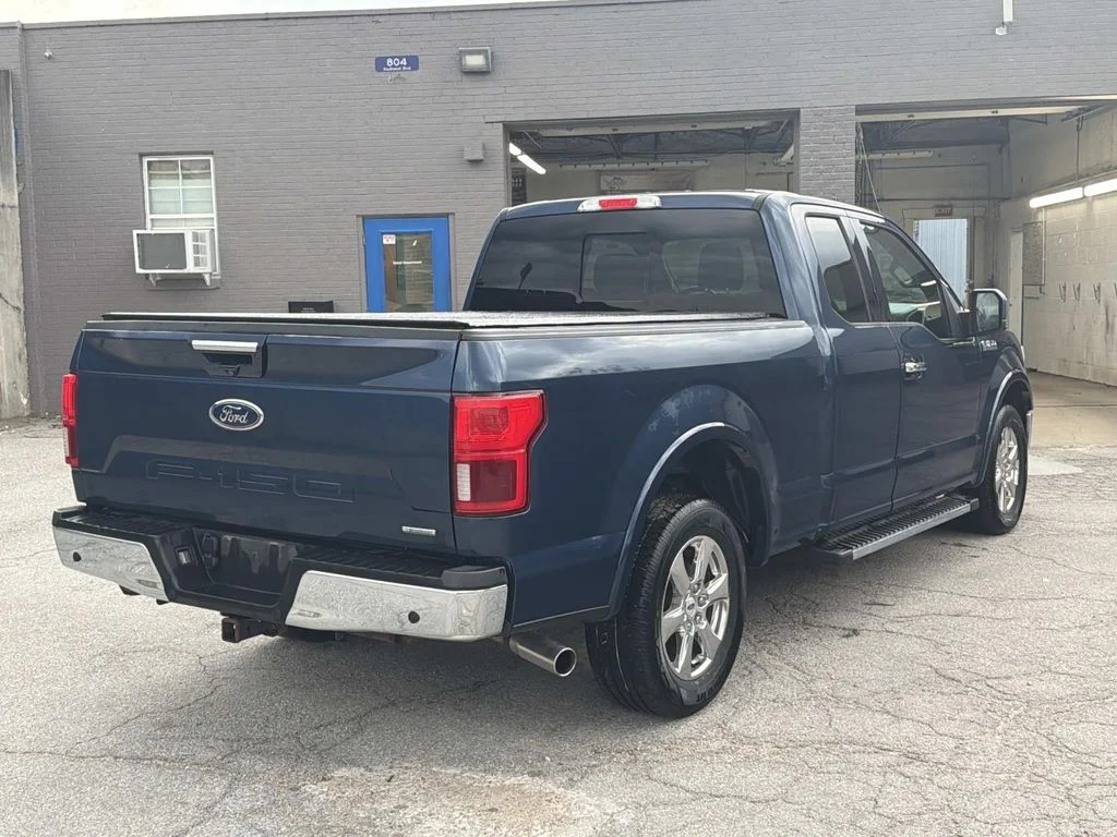 Used 2018 Blue Jeans Metallic Ford Lariat image 5