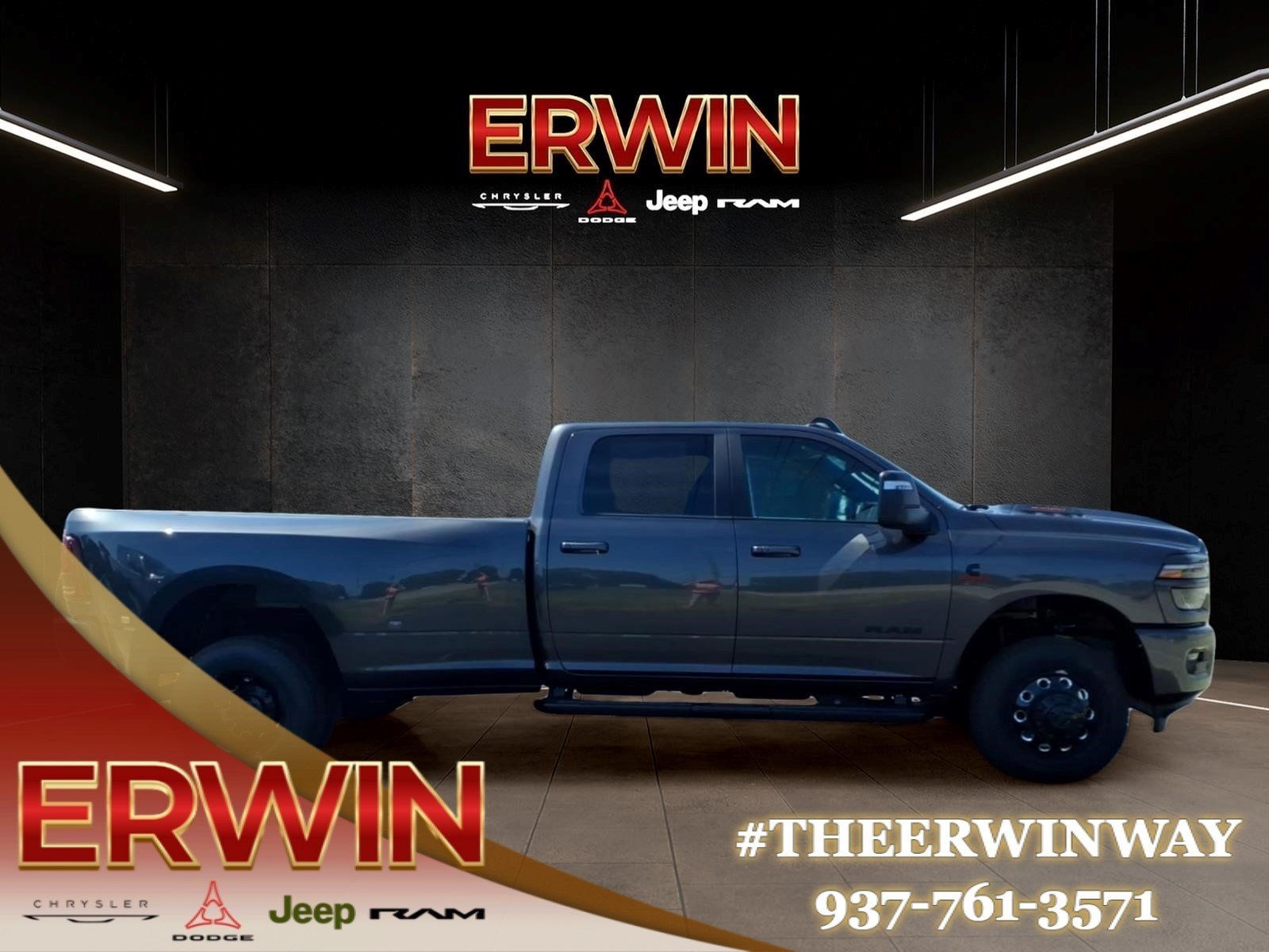 New 2026 Granite Crystal Metallic Clear-Coat Exterior Paint RAM Laramie image 6
