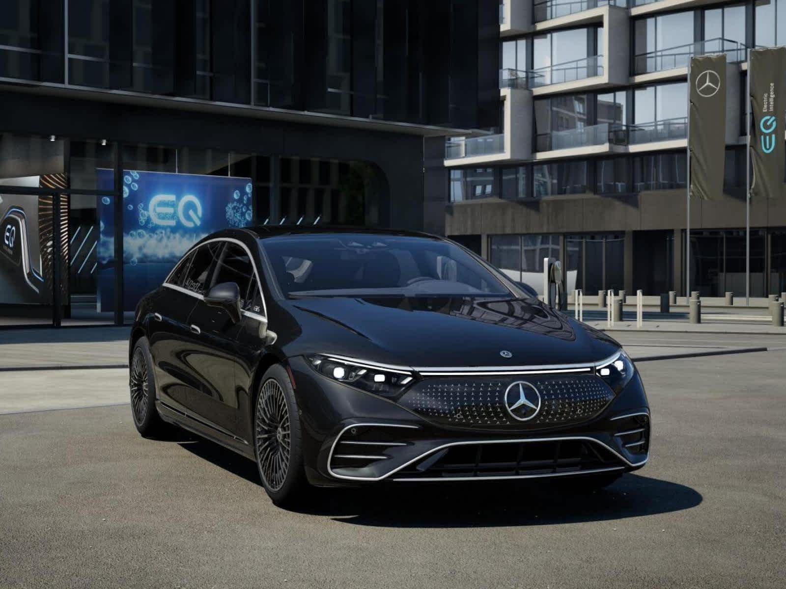 New 2026 Obsidian Black Metallic Mercedes-Benz EQS 450 image 8