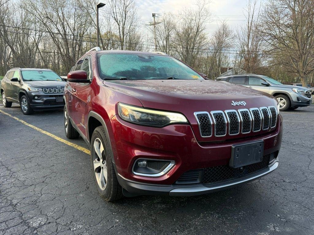 Used 2021 Velvet Red Pearlcoat Jeep Limited image 2