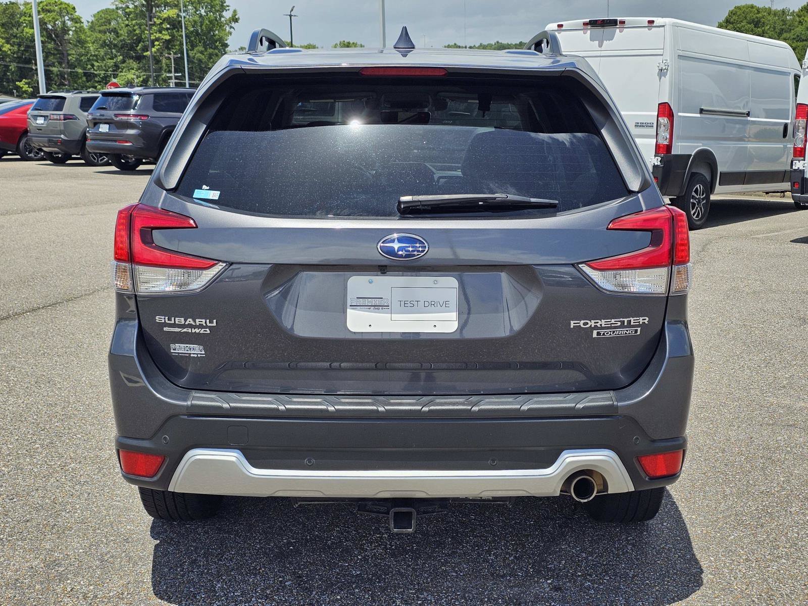 Used 2021 Magnetite Gray Metallic Subaru Touring image 11