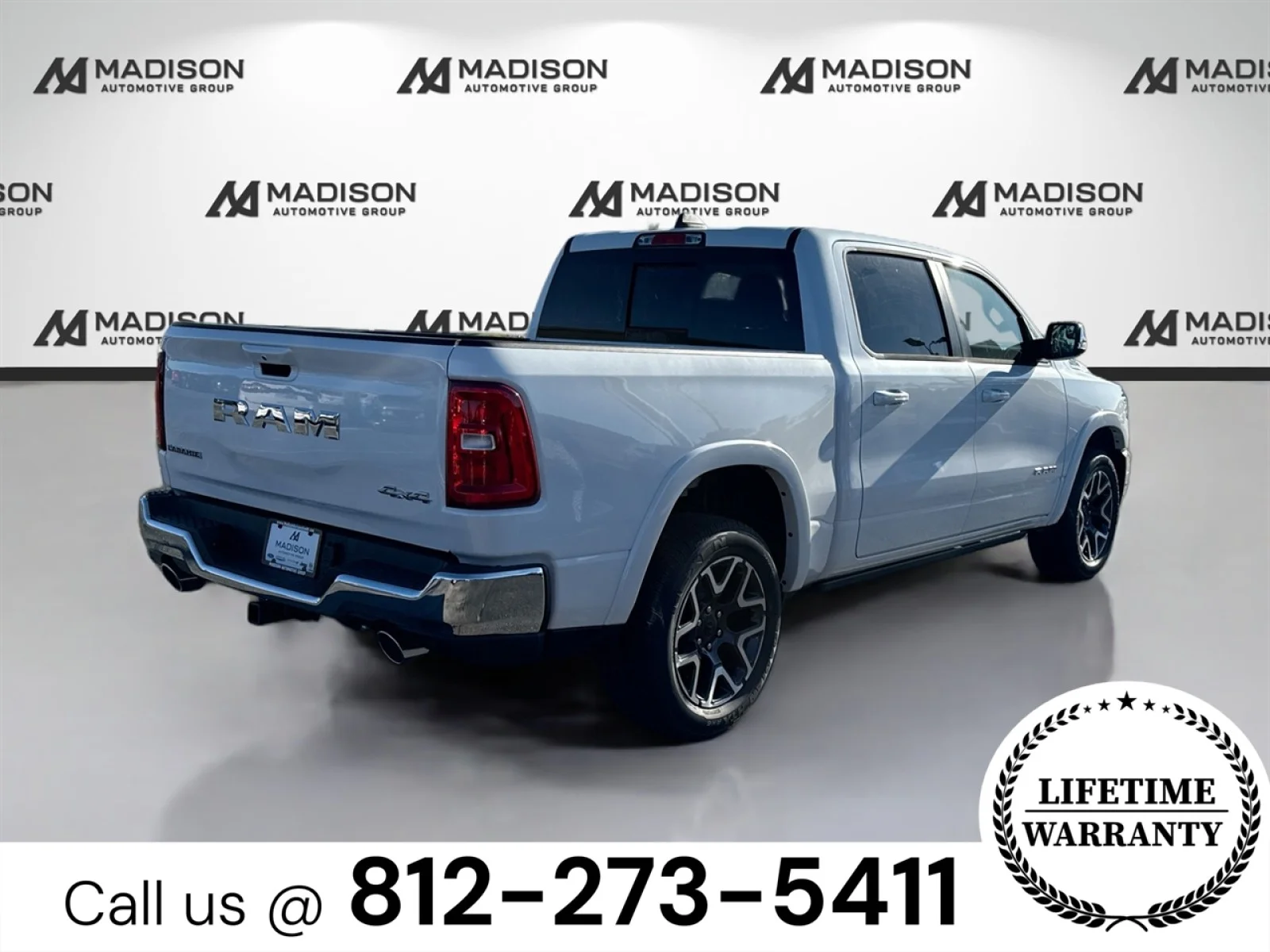 New 2026 Ivory White Tri-Coat Pearlcoat Ram Laramie image 5