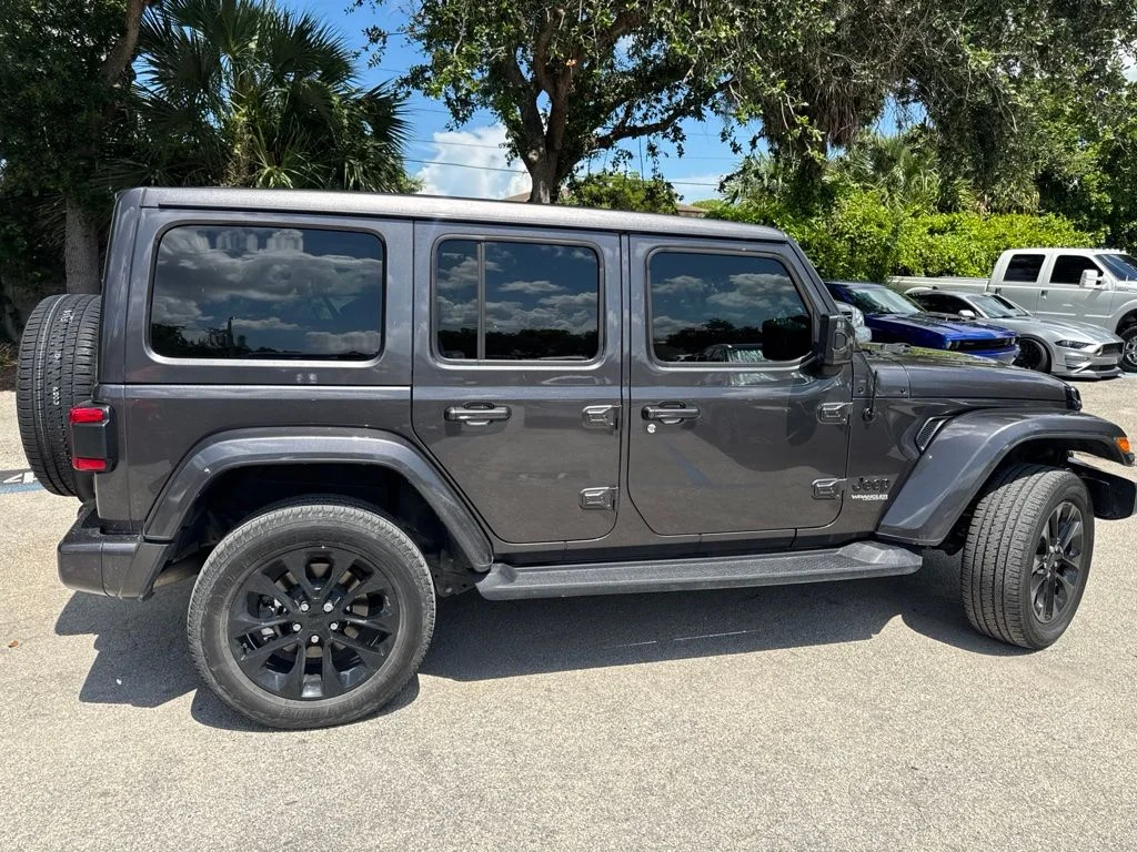 Used 2021 Gray Jeep Unlimited Sahara High Altitude image 8