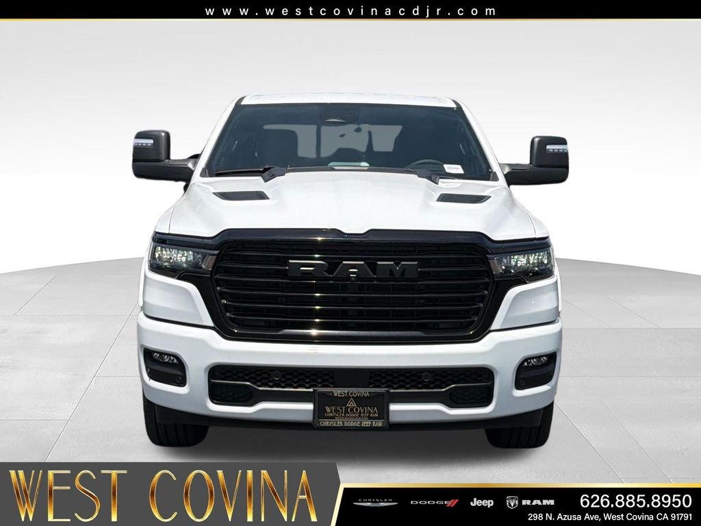 New 2025 Bright White Clear-Coat Exterior Paint RAM Laramie image 8