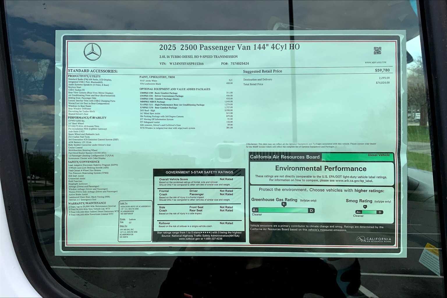 2025 Mercedes-Benz Sprinter Passenger Van Base - Photo 27