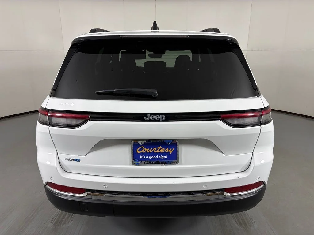 Used 2024 Bright White Clearcoat Jeep 4xe image 7
