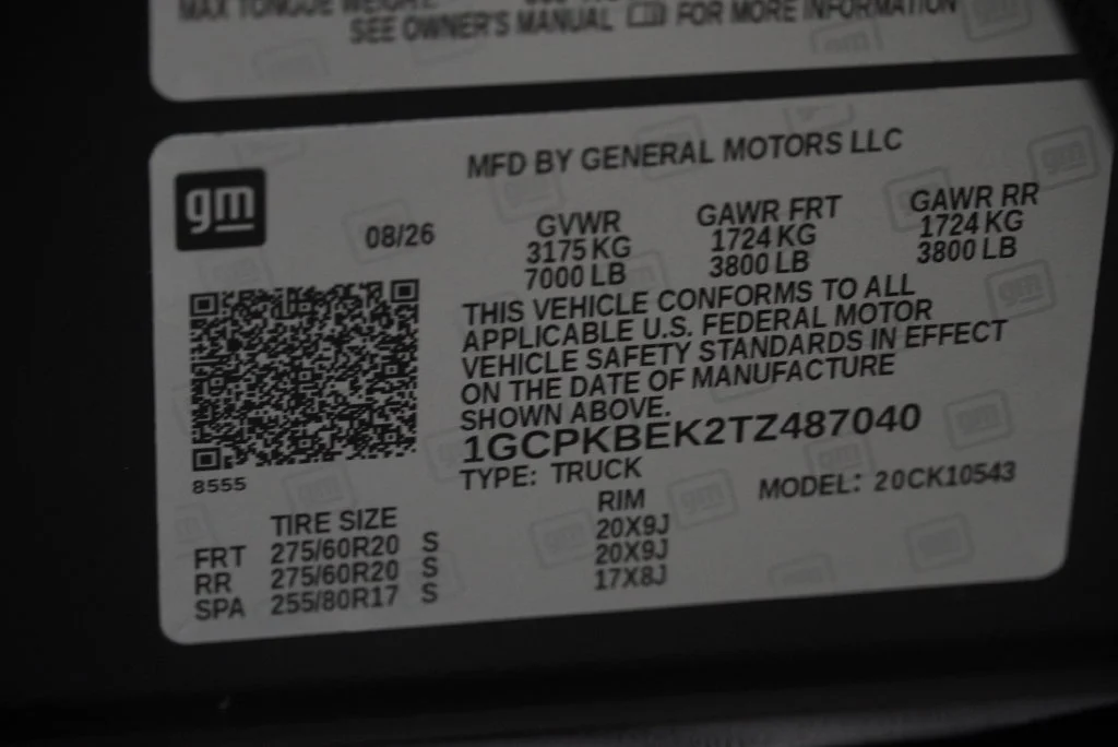 New 2026 Black Chevrolet Custom image 42