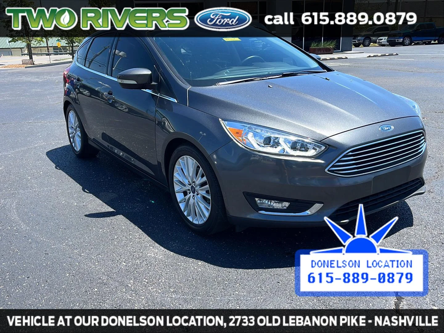 Used 2018 Ford Focus Titanium with VIN 1FADP3N23JL214673 for sale in Mt. Juliet, TN
