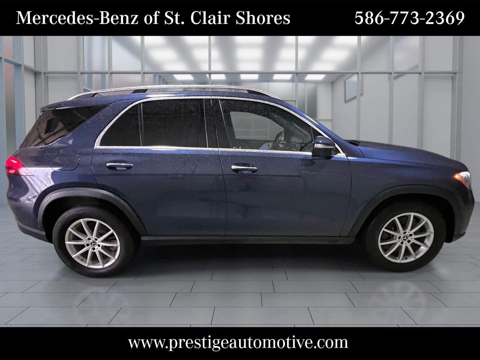 Certified Used 2024 Blue Mercedes-Benz GLE 450e image 6