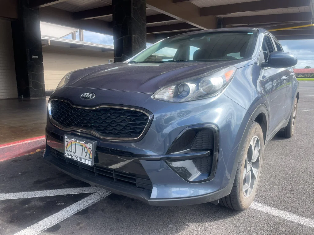 Used 2020 Blue Kia LX image 23