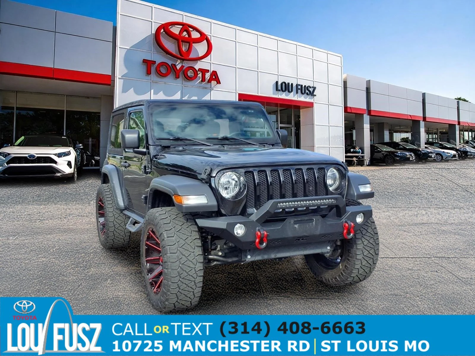 Used 2021 Black Clearcoat Jeep Sport S image 1