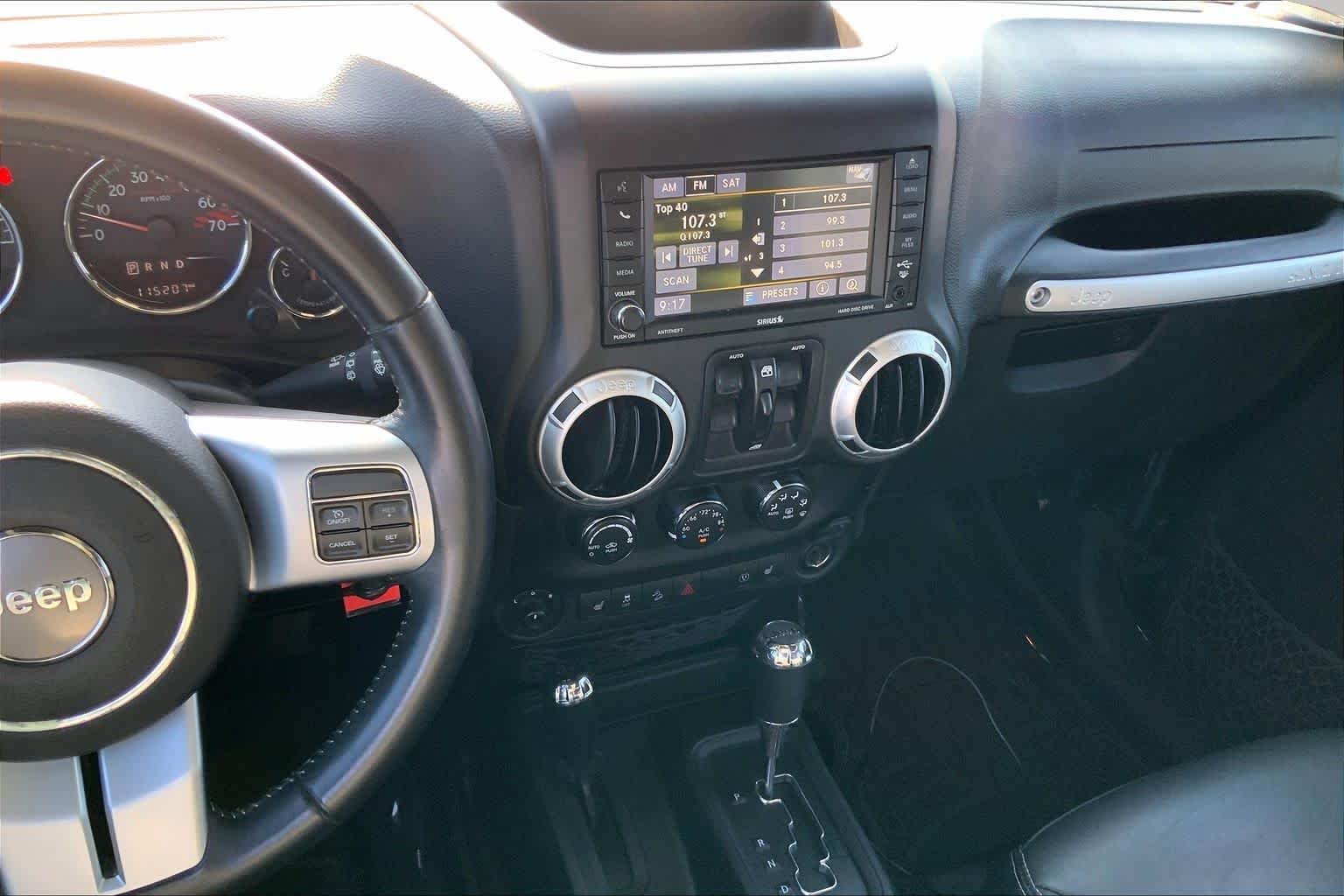 Used 2017 Black Clearcoat Jeep Rubicon Hard Rock image 6