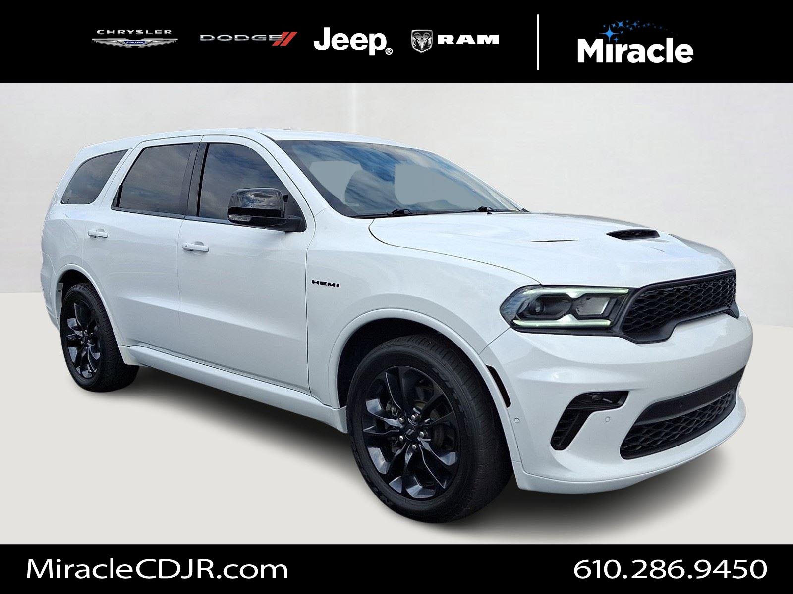 Used 2021 White Knuckle Clearcoat Dodge R/T image 1