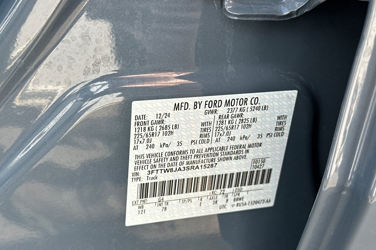 Used 2025 Gray Ford XLT image 32