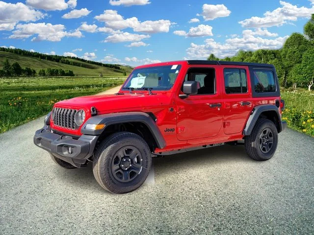 New 2026 Firecracker Red Clearcoat Jeep Sport image 2
