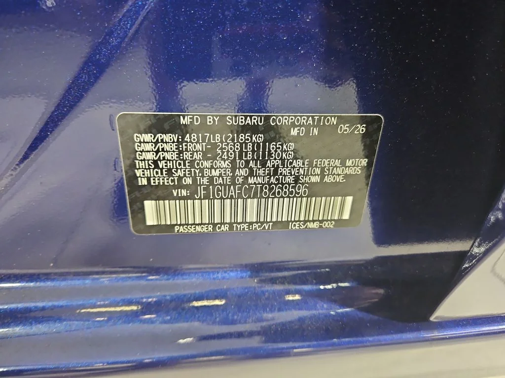 New 2026 SAPPHIRE BLUE PEARL Subaru Sport image 27