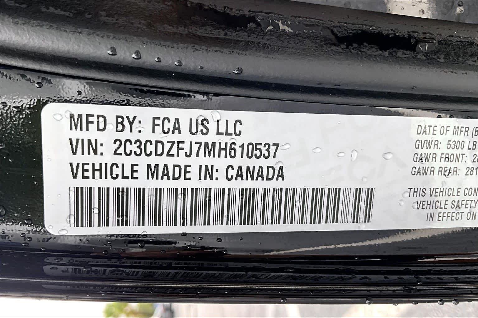 Used 2021 Pitch Black Clearcoat Dodge R/T Scat Pack image 59