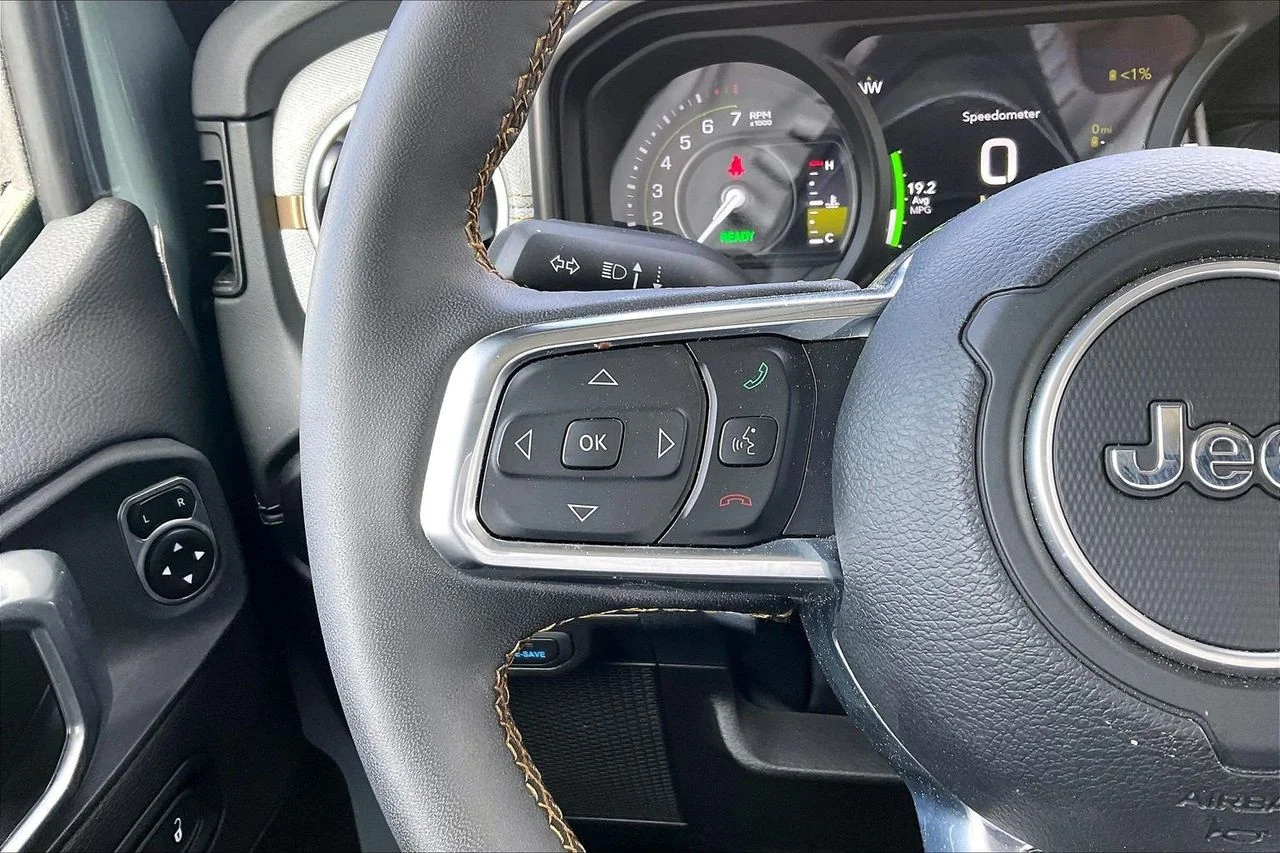 Certified Used 2024 Gray Jeep Sahara 4xe image 28
