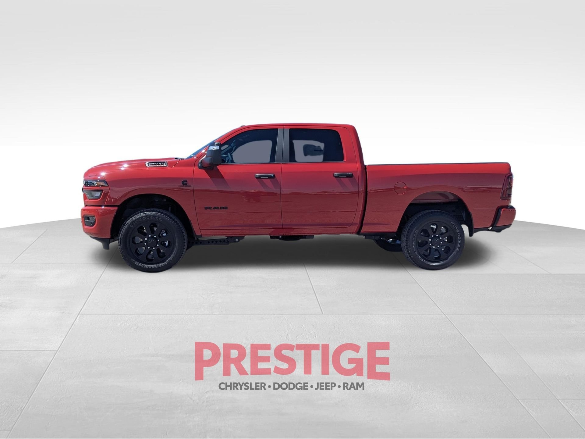 New 2026 Flame Red Clear-Coat Exterior Paint RAM Big Horn image 9