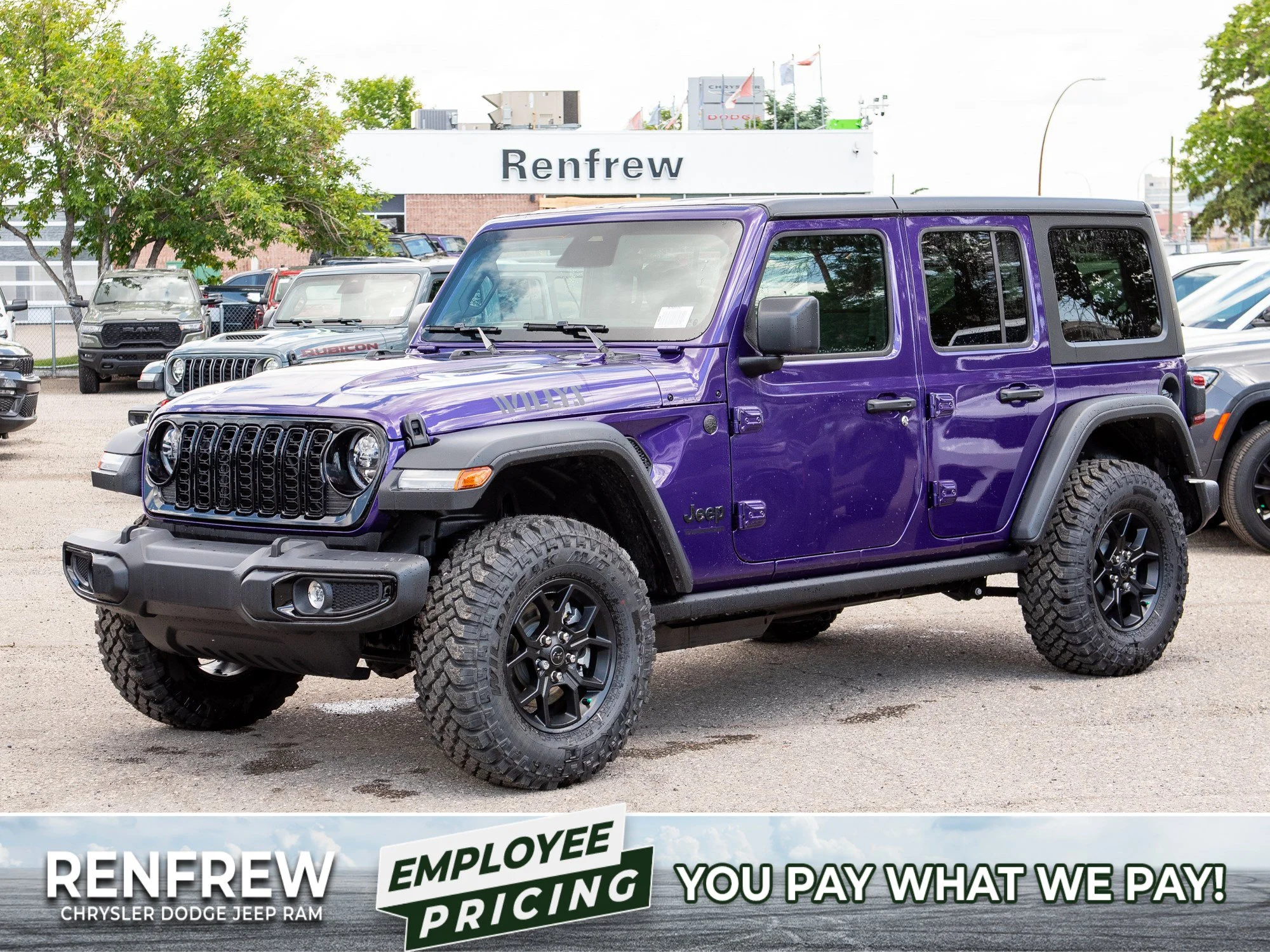 New 2026 reign Jeep Willys* 4 Door 4x4, Rear Locker, Rock Rails, Remote Start image 1