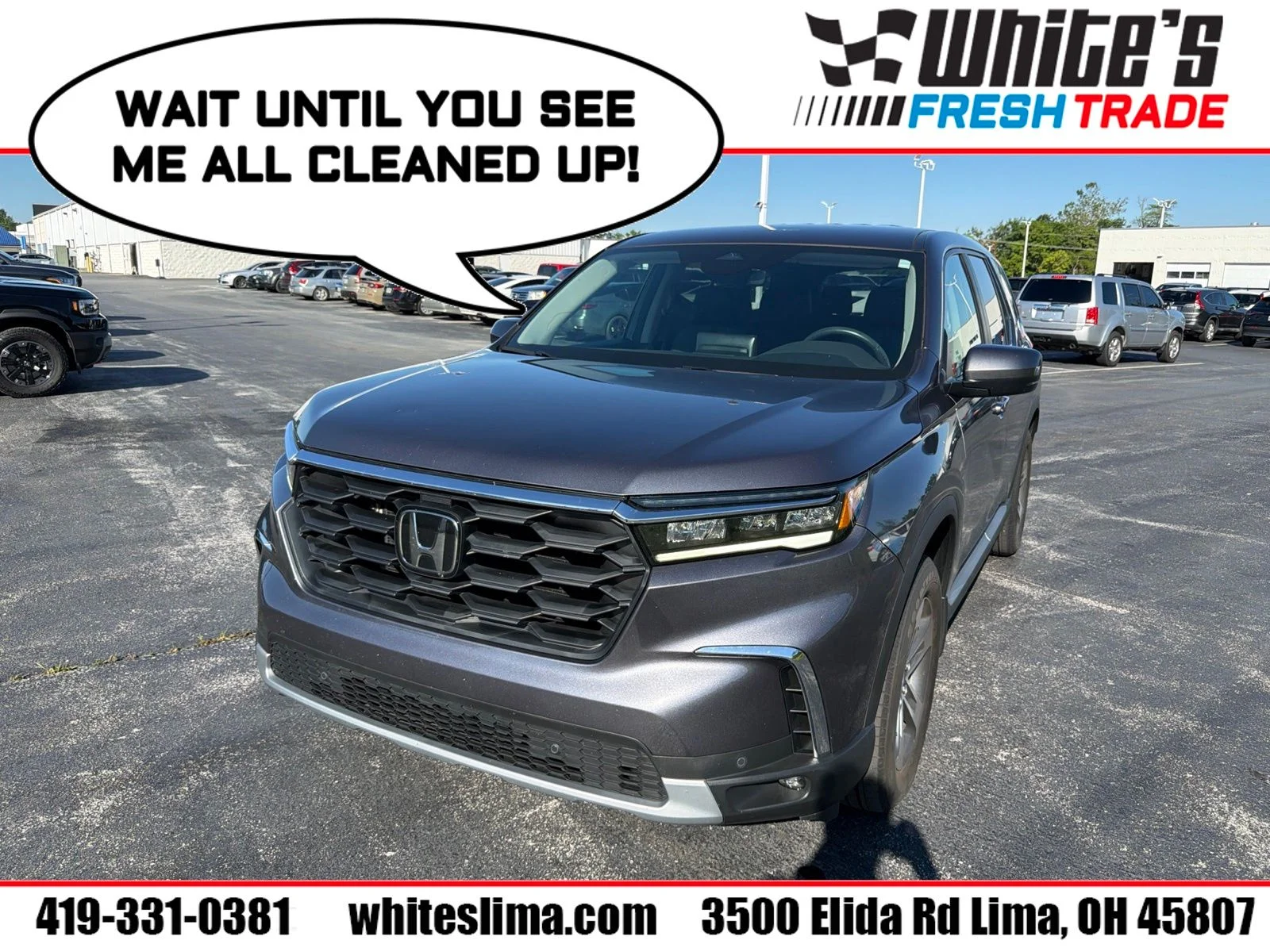 Used 2024 Gray Honda EX-L image 1