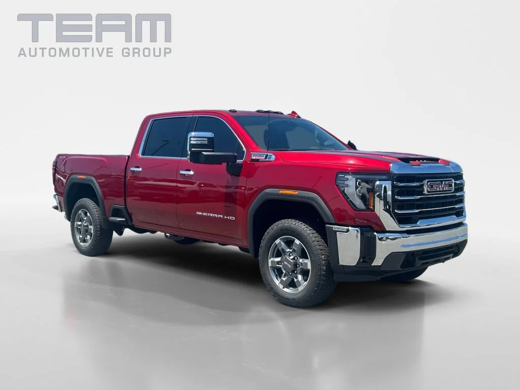 New 2026 Volcanic Red Tintcoat GMC SLT image 1