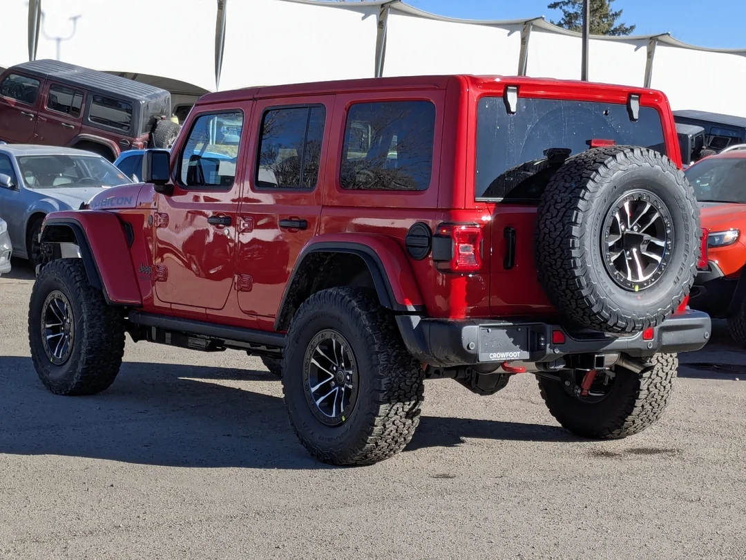 New 2026 Red Jeep Rubicon X - - 4x4 - Body-Color Hardtop - Nappa Lthr - Recon Pkg - Steel Bumpers & More! image 6
