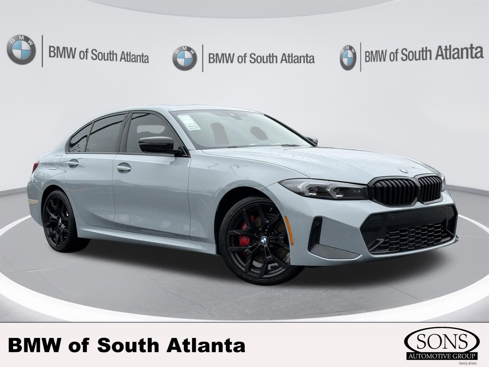 New 2026 Brooklyn Grey Metallic BMW 330i NA image 1