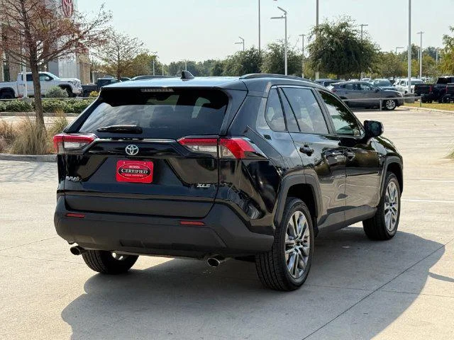 Certified Used 2022 MIDNIGHT BLACK METAL Toyota XLE Premium image 2