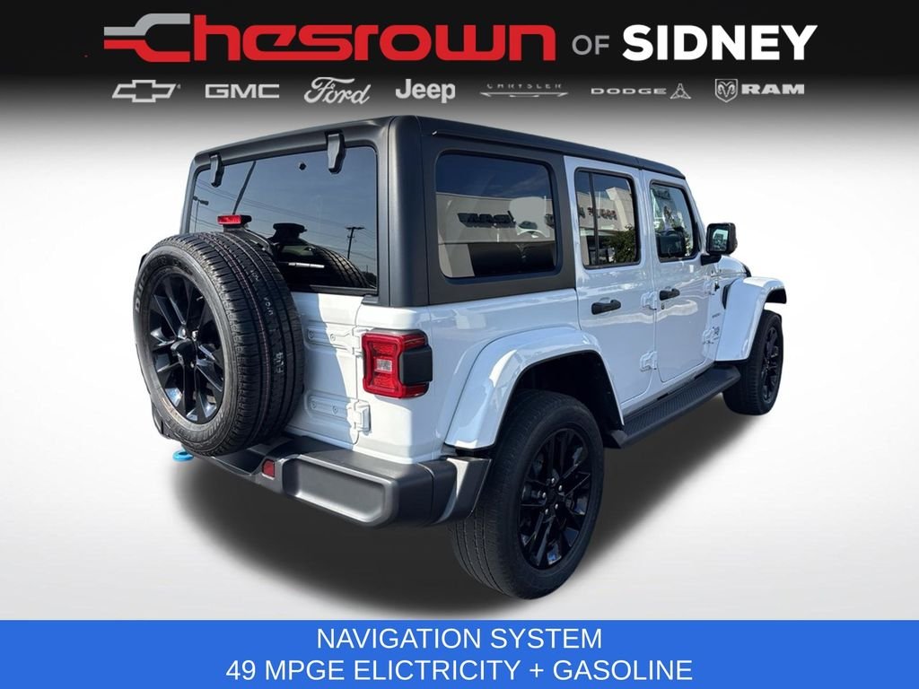 Used 2023 White Jeep Sahara 4xe image 5