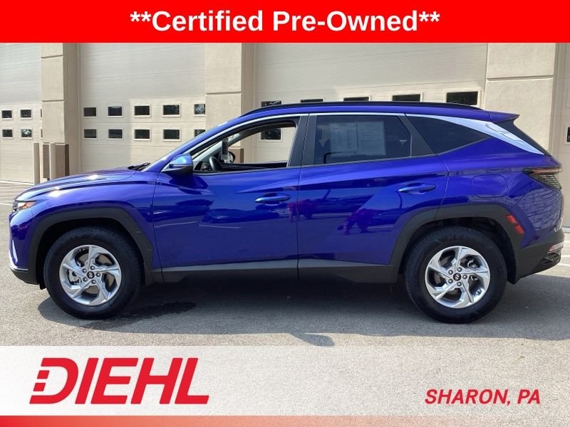 Certified Used 2023 Blue Hyundai SEL image 4
