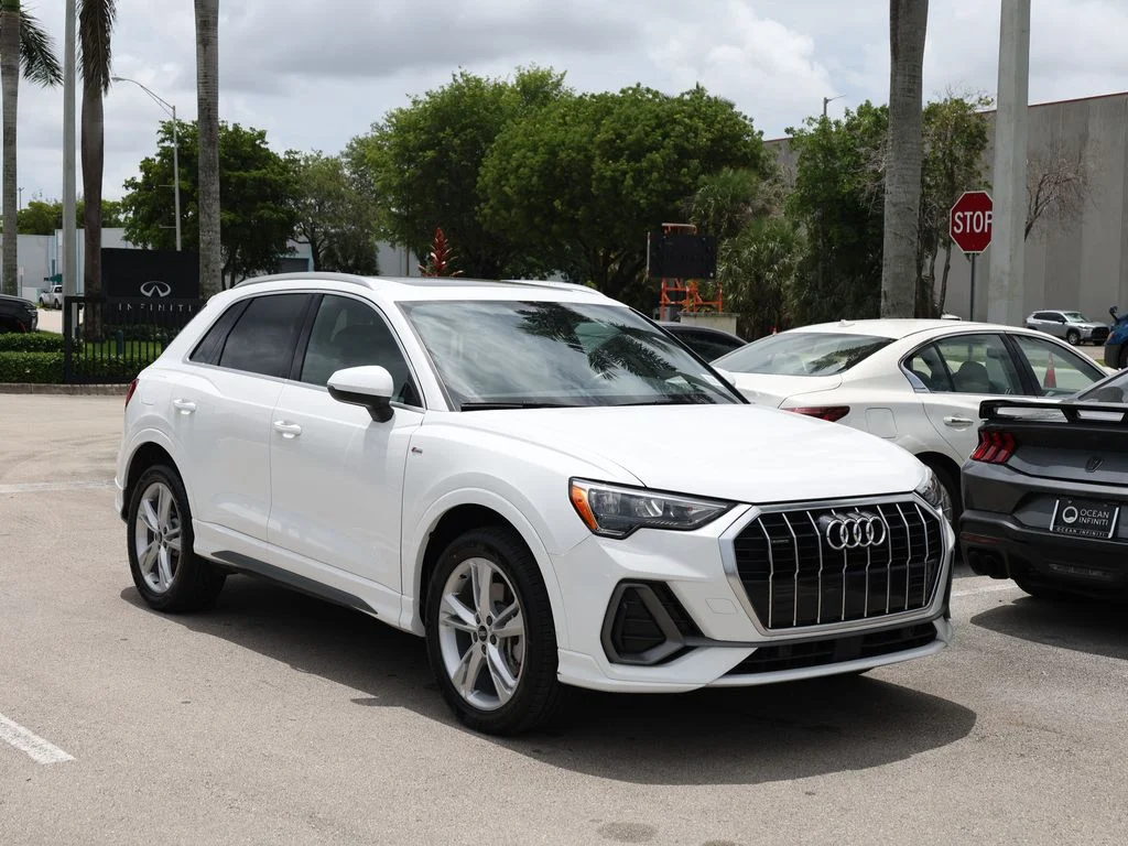 Used 2021 White Audi Premium image 2