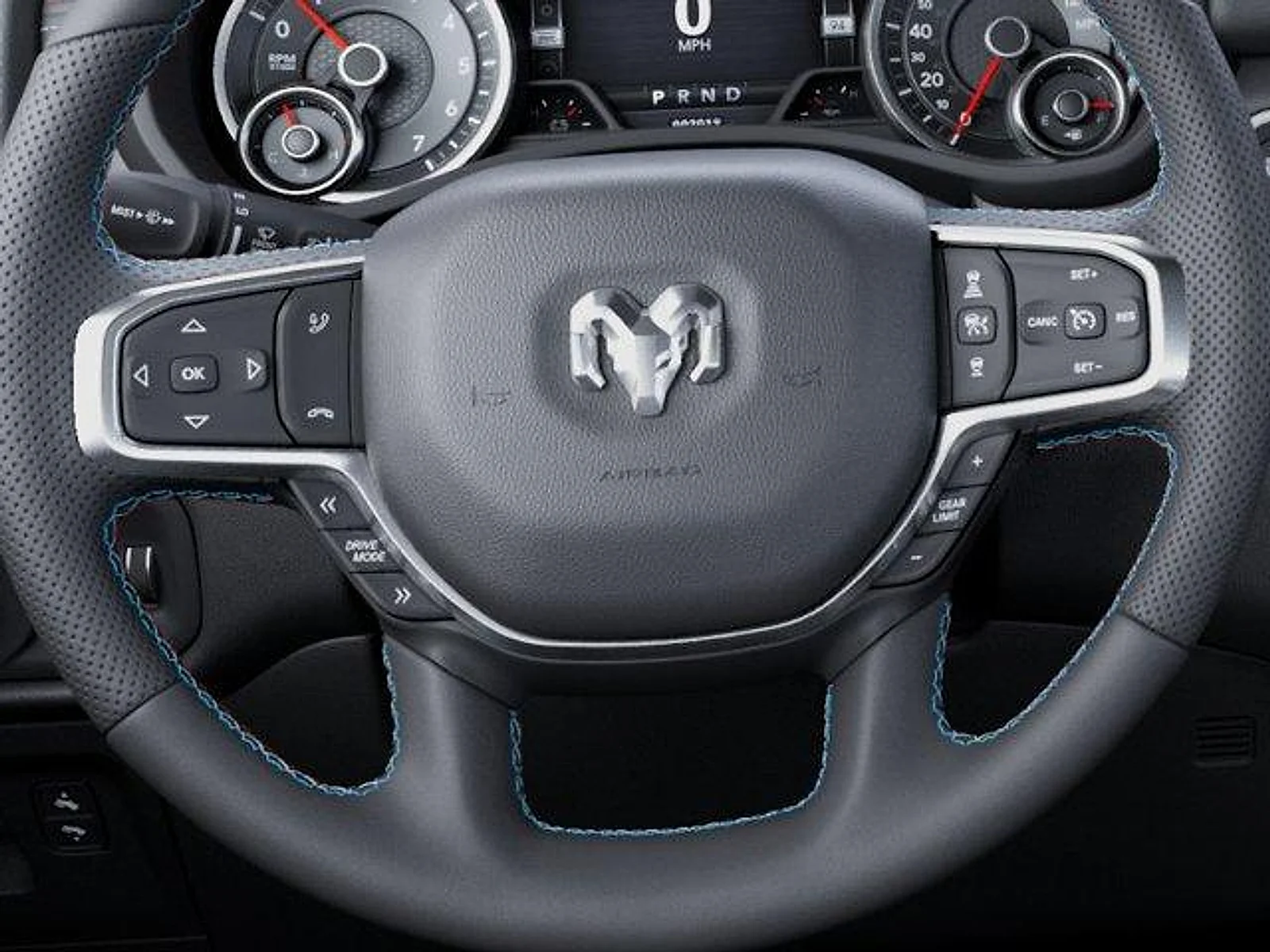 New 2026 Hydro Blue Pearlcoat RAM Big Horn Crew Cab 4x4 5