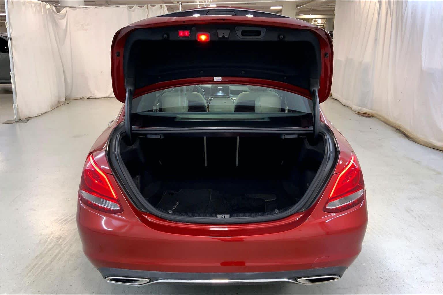 Used 2018 designo Cardinal Red Metallic Mercedes-Benz C 300 image 33