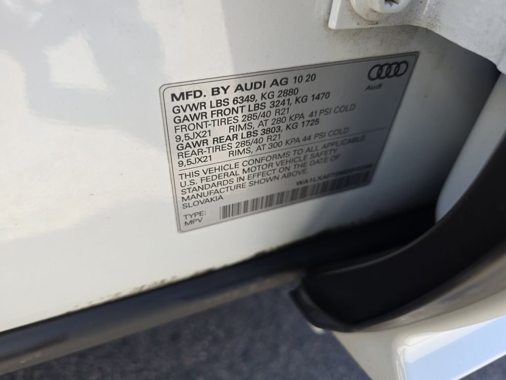 Used 2021 White Audi 55 Premium Plus image 39