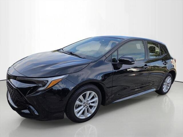 Used 2025 Midnight Black Metallic Toyota SE image 8