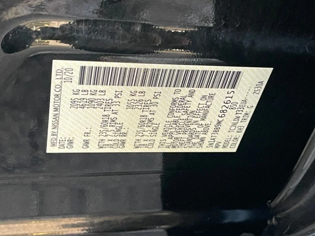 Used 2021 Super Black Nissan SV image 37