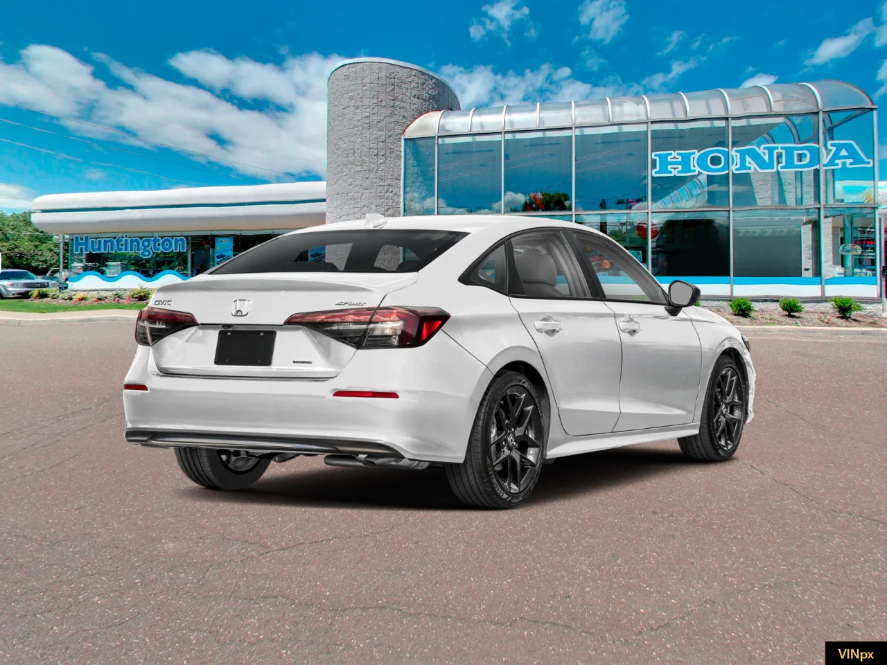 New 2026 Platinum White Pearl Honda Sport image 2