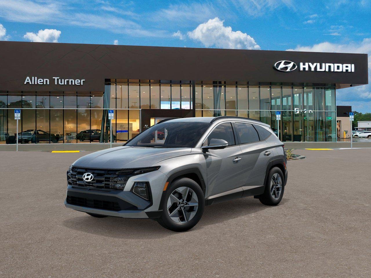 New 2026 Shimmering Silver Hyundai SEL FWD image 1