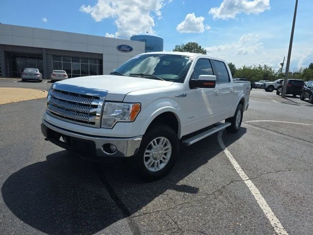 Used 2013 White Platinum Clearcoat Metallic Ford Lariat image 7